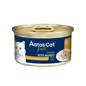 Aatas Cat Finest Fruity Feast Chicken with Mango in Gravy 70g